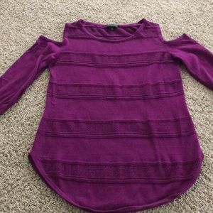 cold shoulder sweater